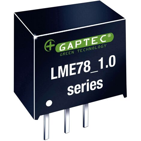 Convertisseur CC/CC pour circuits imprimés Gaptec LME7809-1.0 10070824 24 V/DC 9 V/DC 1 A 9 W Nbr. de sorties: 1 x 1 pc(s) X724631