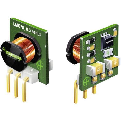 Convertisseur CC/CC pour circuits imprimés Gaptec LMO7803-0.5 10070364 24 V/DC 3.3 V/DC 500 mA 1.65 W Nbr. de sorties: 1 x 1 pc(s) X728971