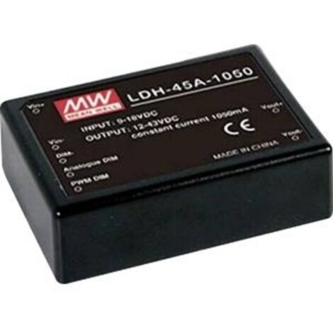 Convertisseur CC/CC pour circuits imprimés Mean Well LDH-45B-700W Nbr. de sorties: 1 x 44.8 W 1 pc(s) A054641