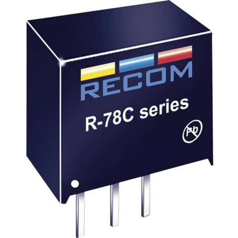 Convertisseur CC/CC pour circuits imprimés RECOM R-78C9.0-1.0 Nbr. de sorties: 1 x 9 V/DC 1 A 1 pc(s) Q34483