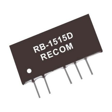 Convertisseur CC/CC pour circuits imprimés RECOM RB-0509D Nbr. de sorties: 2 x 5 V/DC 9 V/DC, -9 V/DC 111 mA 1 W 1 pc(s) X48980