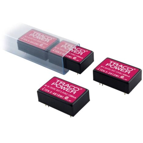 Convertisseur CC/CC pour circuits imprimés TracoPower TEN 5-2423WI Nbr. de sorties: 2 x 24 V/DC 15 V/DC, -15 V/DC 250 m