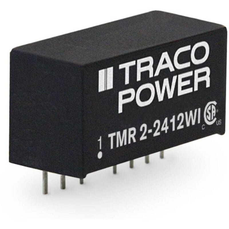 Convertisseur CC/CC pour circuits imprimés TracoPower TMR 2-2411WI Nbr. de sorties: 1 x 24 V/DC 5 V/DC 400 mA 2 W 1 pc(