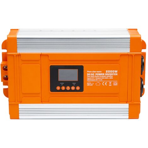 Convertisseur continu-alternatif, Onde sinusoïdale pure, 24V c.c. / 230V c.a. - 2000W ( Prix pour 1 )