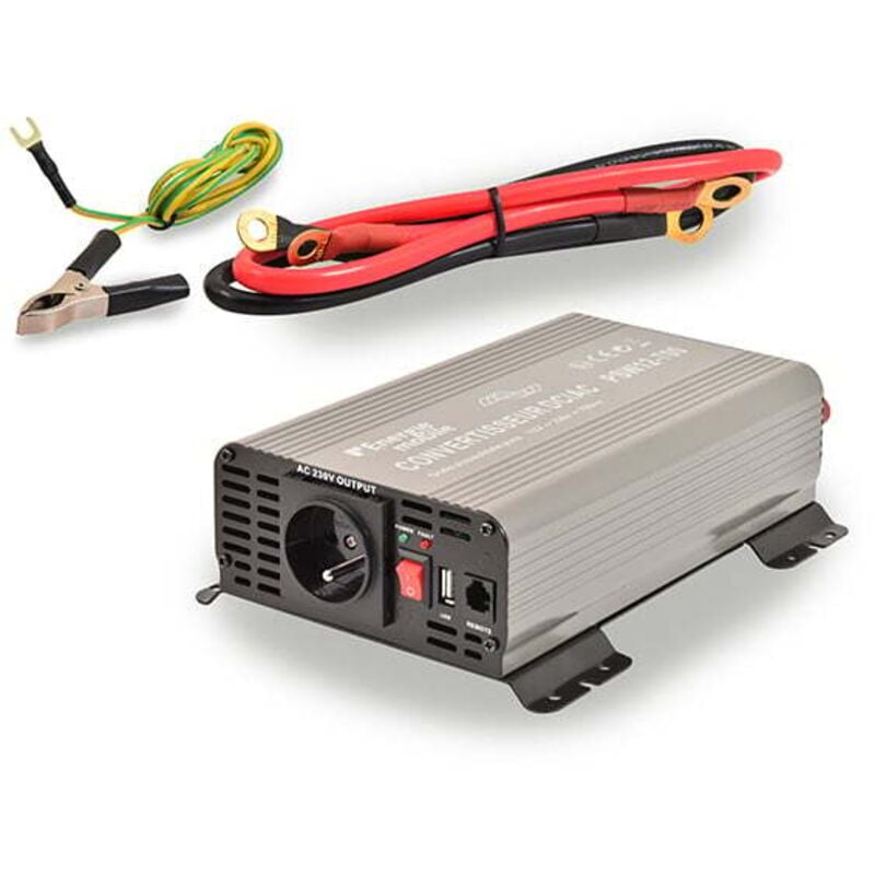 EM - Convertisseur DC/AC 12/230V 700W pur-sinus PSW - Sortie cosses oeillets
