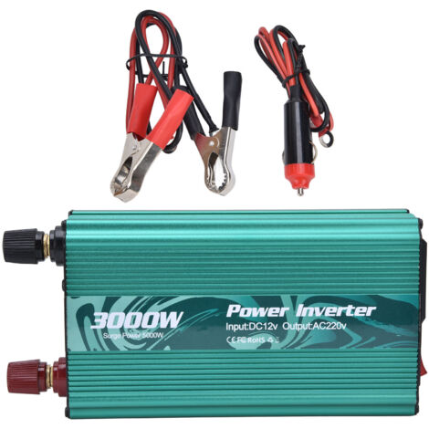Convertisseur DC AC 300W 12V/110V Onde Sinusoïdale Pure Alliage Aluminium Intelligent