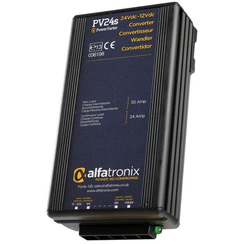 Alfatronix - Convertisseur Dc-Dc 24V-12V 24-30A