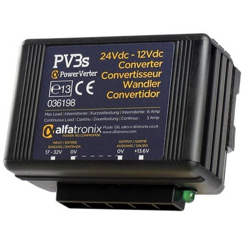 Alfatronix - Convertisseur Dc-Dc 24V-12V 3-6A