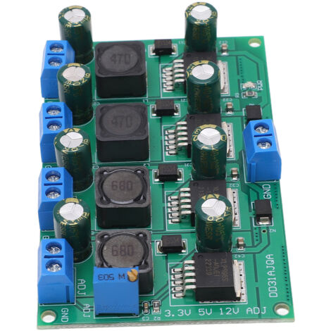 Convertisseur DC-DC 3A, Alimentation Variable 3.3V/5V/12V, Module de Tension Multi-Sorties