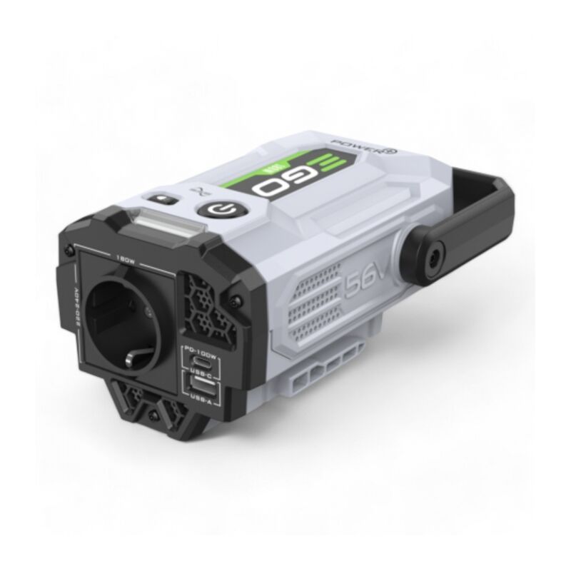 Convertisseur de courant transportable à batterie avec prises usb-c EGO Power PAD1800E
