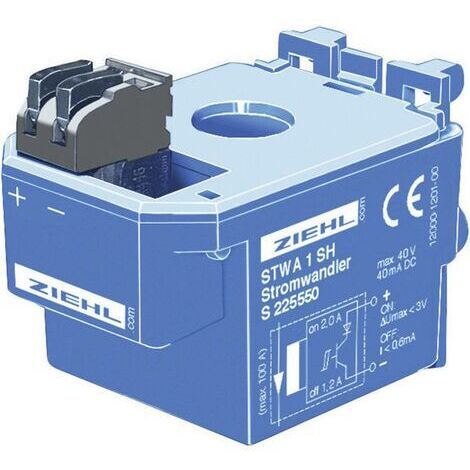Convertisseur de courant Ziehl STWA 1 H 100 A (max.) 1 pc(s) Q06036