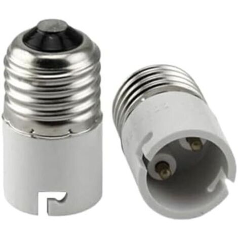 Convertisseur De Douille E27 À B22, Adaptateur De Douille D'ampoule À Vis À Baïonnette, Support D'ampoule Pour LED/CFL Et Ampoules À Incandescence