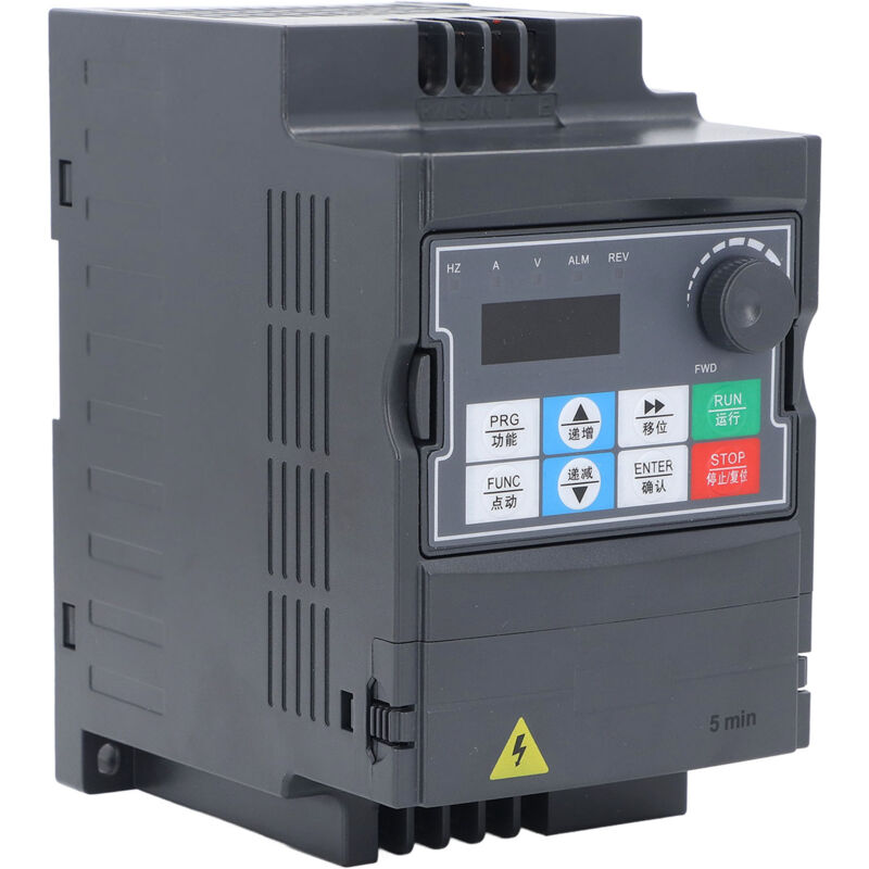 Zoternen - Convertisseur de Fréquence vfd 0.75KW 230V - Silencieux et Résistant à la Chaleur - Pour Machines cnc et Équipements Industriels