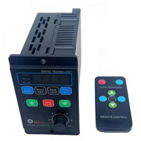 Convertisseur de fréquence 750 W pour moteurs triphasés monophasés (noir)