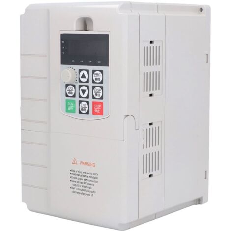 Convertisseur de fréquence, convertisseur de moteur universel 5.5KW, entrée monophasée 220V, sortie triphasée 380V