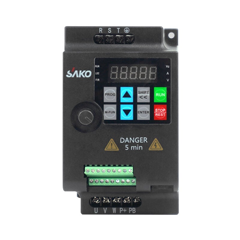 Decdeal - Convertisseur de fréquence variable vfd d'inverseur vectoriel de 3 phases 380V pour le contrôle continu de vitesse de moteur, Multicolore,