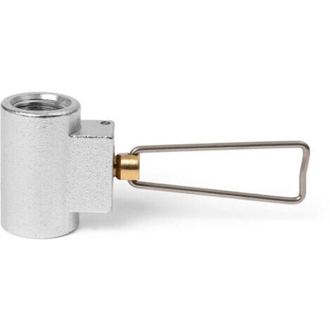 Convertisseur de gaz, valve de remplissage de réservoir de gaz extérieur en alliage d'aluminium, joint de remplissage mutuel de réservoir de gaz givré pour le camping et la randonnée, valve de g