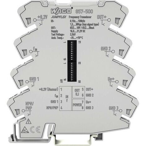 Convertisseur de mesure de fréquence 0,1 - 120 kHz 857-500 WAGO D20303