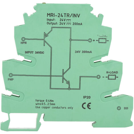 Convertisseur de signal NPN PNP MRI‑24TR pour capteurs PLC et modules de conversion de niveau d'E/S