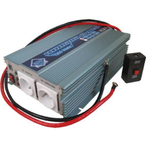 Convertisseur de tension 12V à 220V 1200W – Puissance élevée pour appareils électriques – Utilisation en voyage ou hors réseau – Htc Equipement
