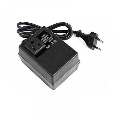 Convertisseur de Tension 200W Transformateur EU Vers US Transformateur Abaisseur 220V Vers 110V Adaptateur de Voyage Monophasé Prise EU