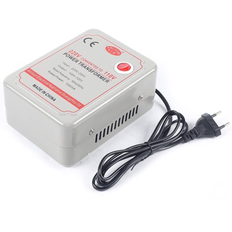 Senderpick - Convertisseur de tension 220-250 v vers 100-120 v - Pour appareils électriques - Avec une tension de 220-250 v (1000 w)