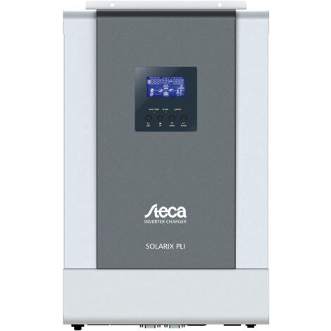 Convertisseur de tension 5000VA 48V – Alimentation 230V – Régulateur de charge MPPT 80A – Temps de commutation 10 ms – Steca