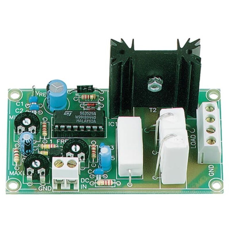 Velleman - Whadda Kit de soudage, diy, convertisseur efficace de tension continue en modulation de largeur d'impulsion, 8 - 35 vdc, 6.5 a