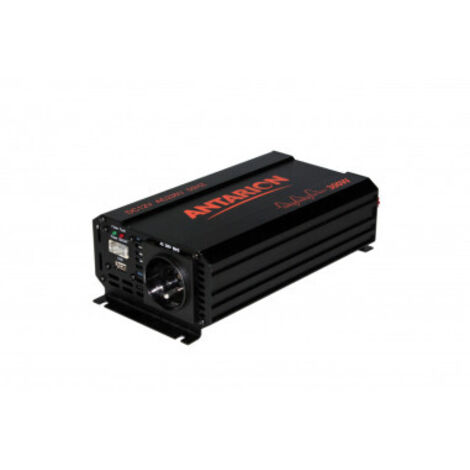 Convertisseur de tension pur sinus 300W 12V/230V – Alimentation stable pour camping-car – Puissance en pic 600W – Antarion