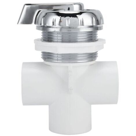 Convertisseur de Trous, Convertisseur de Sortie de Spa pour Piscine à économie d'eau Baignoire de Massage Convertisseur à Double Trou Inverseur d'eau de Spa 11x8.5x4cm