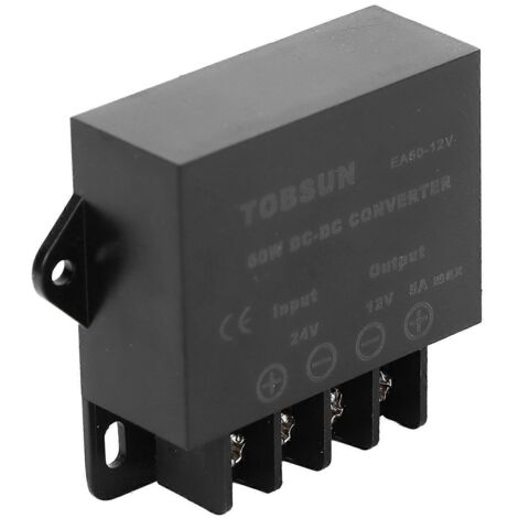 Convertisseur électrique voiture 5A 24V vers 12V DC-DC adaptateur transformateur puissance véhicule