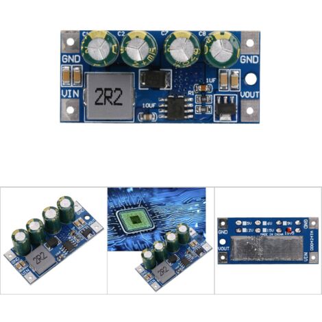 Convertisseur élévateur DC-DC 60W, 3.7V-18V vers 5V/6V/9V/12V/15V/19.5V, module step-up réglable