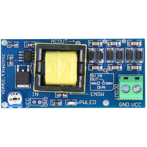 Convertisseur élévateur DC vers PCB réglable 5‑12V à 300‑1000V pour systèmes de sécurité, 2‑20mA