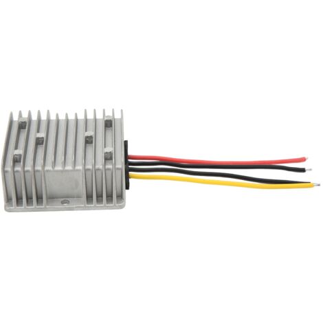 Convertisseur élévateur étanche 12V à 15V 10A pour bande LED voiture et moteur, boîtier aluminium