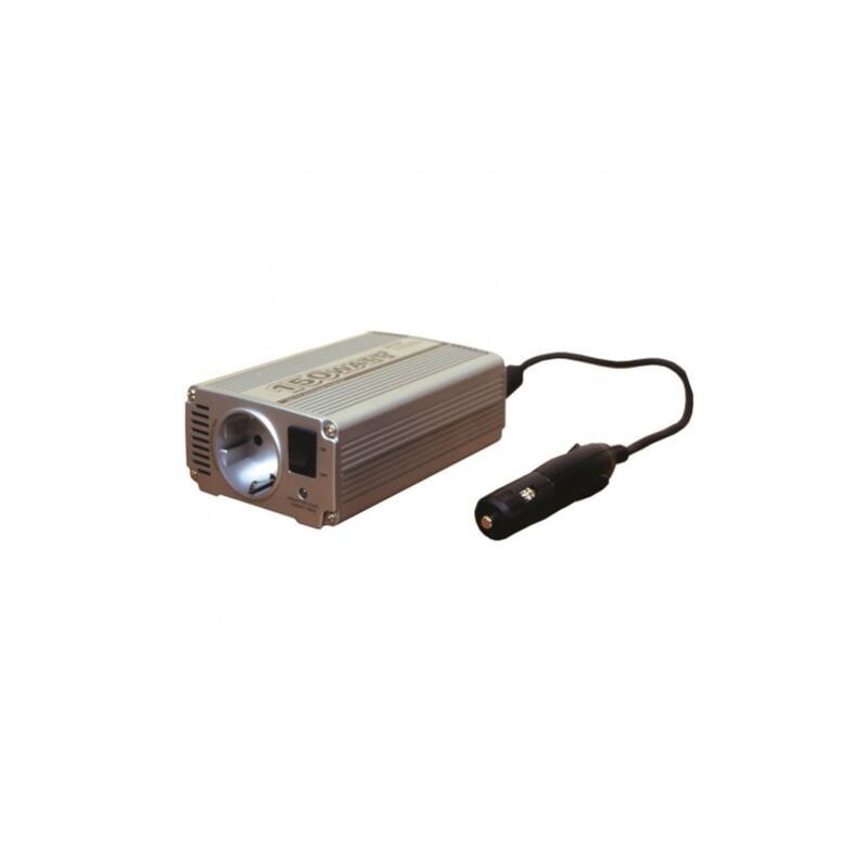 ME - Convertisseur Elévateur de Tension 12V 220 v 230 v + Allu cigare - 150 w max, pour Voiture Bateau Camping Car, Ventilateur Intégré