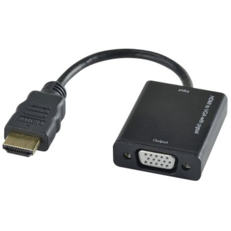 convertisseur hdmi m vers vga f - full hd 1080p vers 1600x1200p - erard 7966