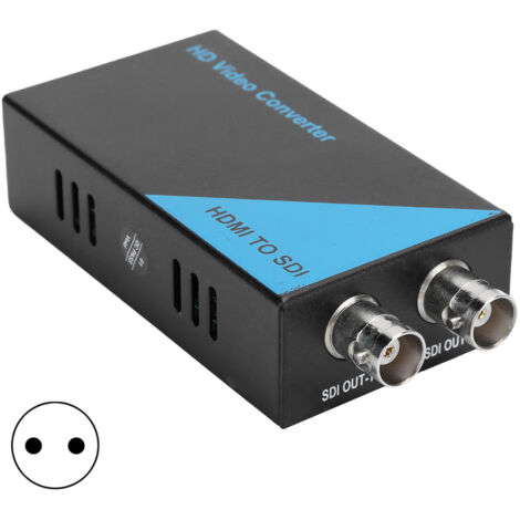 Convertisseur HDMI vers 2 Sorties SDI Professionnel 110‑240V pour Équipement Vidéo
