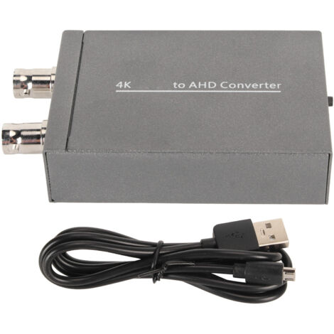 Convertisseur HDMI vers AHD 4K 1080P, 1 entrée 2 sorties coaxial, adaptateur de boucle pour caméra de surveillance HD