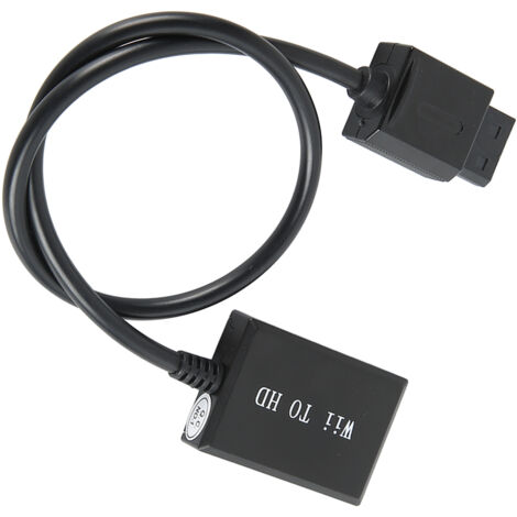 Convertisseur HDMI Wii vers TV HD, Adaptateur 1080P Plug and Play pour Téléviseurs Haute Définition