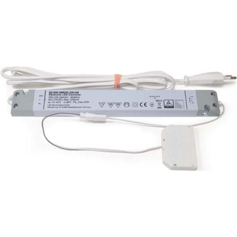 L&s - L&S LED-Konverter 230 v 24 v 30 w 6-fach Verteiler - 2000424