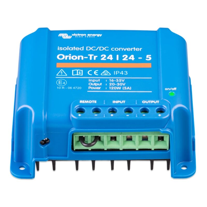 Orion-Tr 24/24-5A (120W) avec isolation galvanique