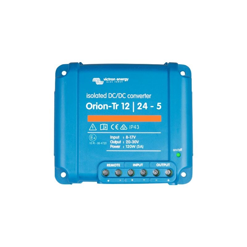 Convertisseur Orion 12V-24V avec isolation galvanique 5A