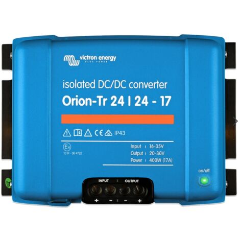 Convertisseur Orion 24V-24V avec isolation galvanique (Ampérage : 17 A)