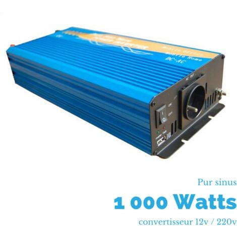Convertisseur 12 V / 230 V – 1000 W