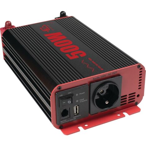 Convertisseur pure-sinus 12V/230V pour camping-car EZA Puissance (W) - 500