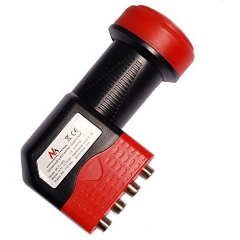 Convertisseur Satellite Quadruple LNB Maclean Twin Red Point