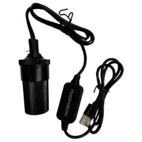 Convertisseur - THOMSON - USB vers 12 V - 10 W - Câble 120 cm