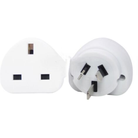 Convertisseur universel -Adaptateur de voyage Australie-Royaume-Uni, blanc - Multi-usage