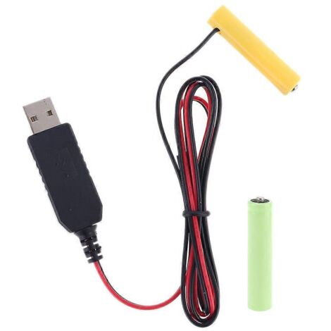 Convertisseur USB 5V vers 1.2V/2.4V/3.6V/4.8V pour Lampes LED, Jouets et Décorations - Alimentation 2AAA 2.4V