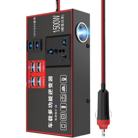 Convertisseur Voiture Prise Secteur PriseCigare 220V Adaptateur